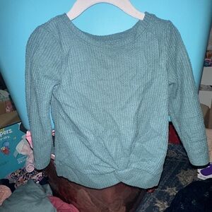 Kids Teal Long Sleeve Top
